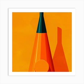 Orange Cone Art Print