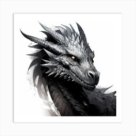 Dragon Head 2 Art Print