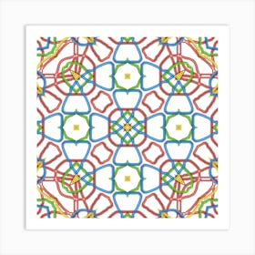 National Color Pattern 1 Art Print