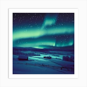 Aurora Borealis Art Print