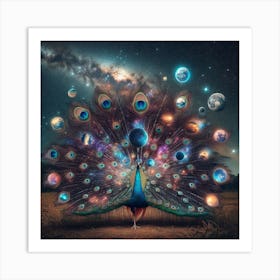 Peacock Art Print