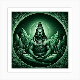 Lord Shiva 41 Art Print