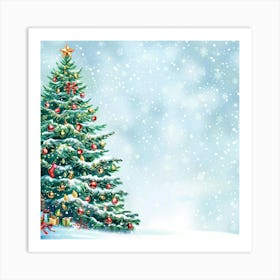 Christmas Tree Art Print