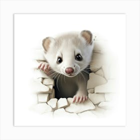 Ferret 2 Art Print