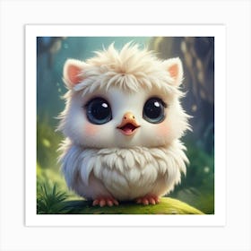 Cute Owl Art Print