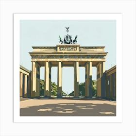 Brandenburg Gate 9 Art Print