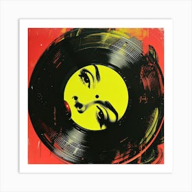 Vinyl Pop Art 3 Art Print