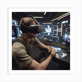 Vr Headset 28 Art Print