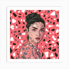 Terrazzo Pink 2 Art Illustration Painting Fashion Bqykrcp0txomqzxlmrb2jw H8bb62trteij1n A0gujva 1 Art Print