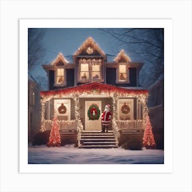 Santa'S House 1 Art Print