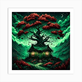 Tree House Art Print