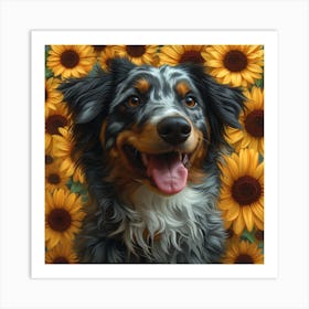 Australian Shepherd Art Print