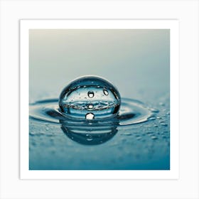 Water Drop 3 Art Print