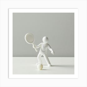 Tennis Player 1 Art Print