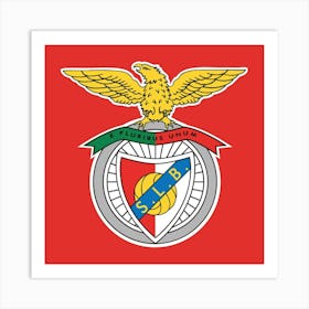 S.L. Benfica Logo Wall Art 12 Art Print