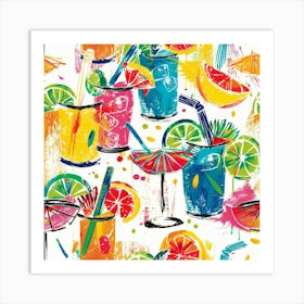 Tropical Drinks 2 Art Print