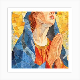 Virgin Mary 3 Art Print