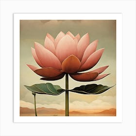 Lotus Flower Art Print