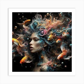 Koi Fish 11 Art Print