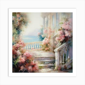 Sensual Serenity: Impressionistic Whispers Art Print