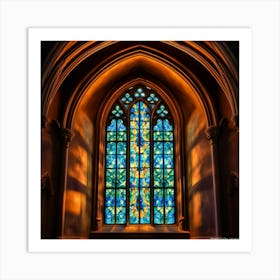 Stained Glass Window 1 Art Print