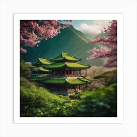 Chinese Pagoda Art Print