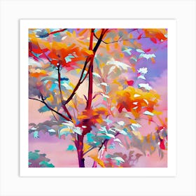 Abstract Of A Tree Art Print