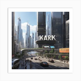 Kark City Art Print