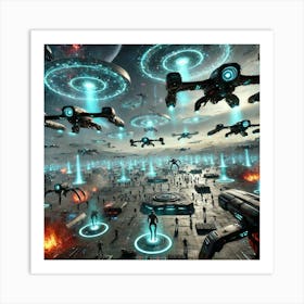 Event Horizon Drones Combat Role Art Print