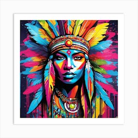 Indian Woman 6 Art Print