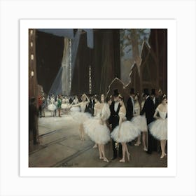 Ballet Dancers 3 Art Print