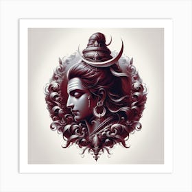 Lord Shiva 16 Art Print