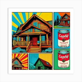 Cabin In The Woods 1 Art Print