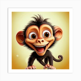 Monkey Art Print