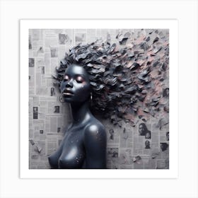 'Black Woman' Art Print