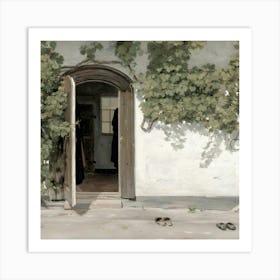 Doorway To A House Art Print