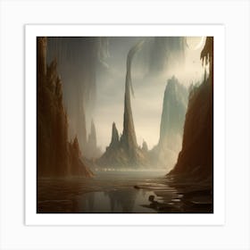 Rocky Landscape Art Print