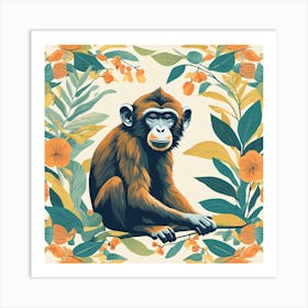 Chimpanzee 1 Art Print