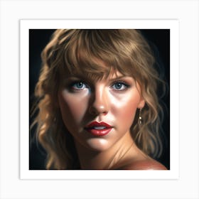 Taylor Swift Portrait 1 Art Print