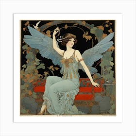 Loiseau Volage George Barbier Art Print 1 Art Print