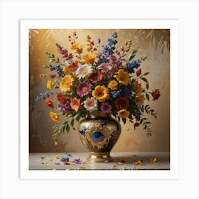 Flowers In A Vase 1 Art Print