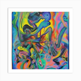 Psychedelic Painting 1 Art Print