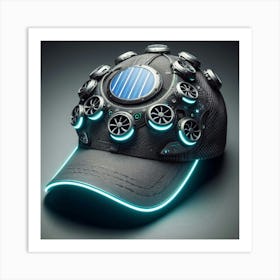 Solar Powered Hat Art Print