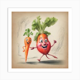 Carrots 7 Art Print