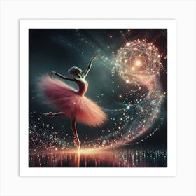 Ballerina In Pink Tutu Art Print