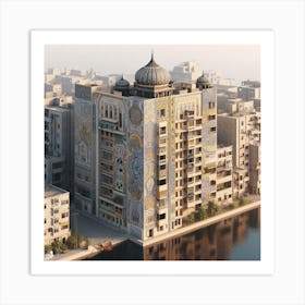 Qatar City Art Print