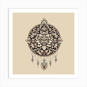 Lotus Flower Art Print