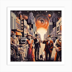 Night In The City Art Print