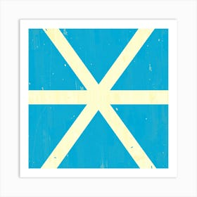 Flag Of Scotland Art Print