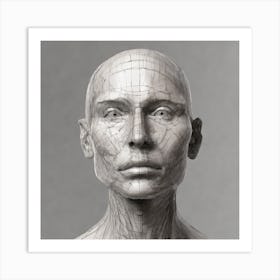 Mannequin Head 1 Art Print